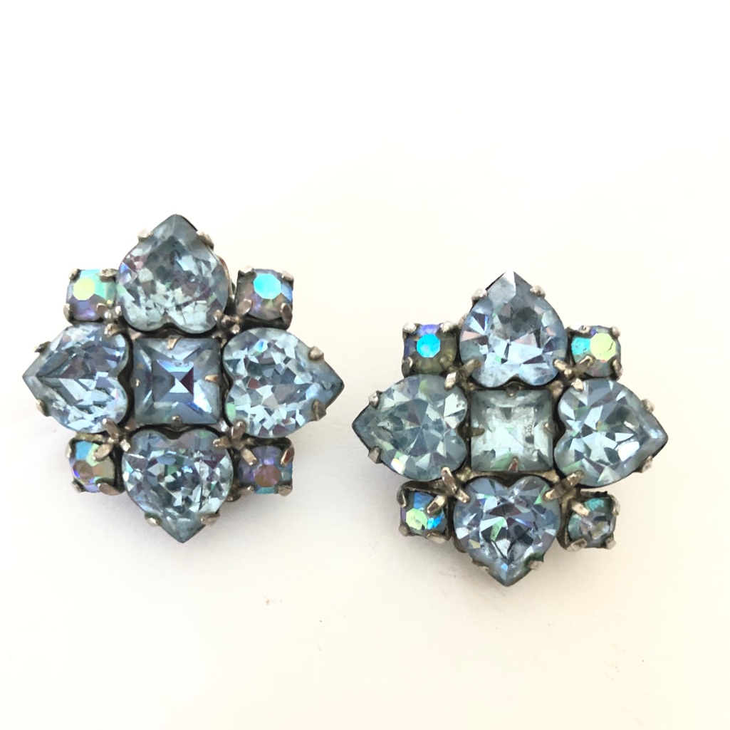 Weiss Rhinestone Earrings